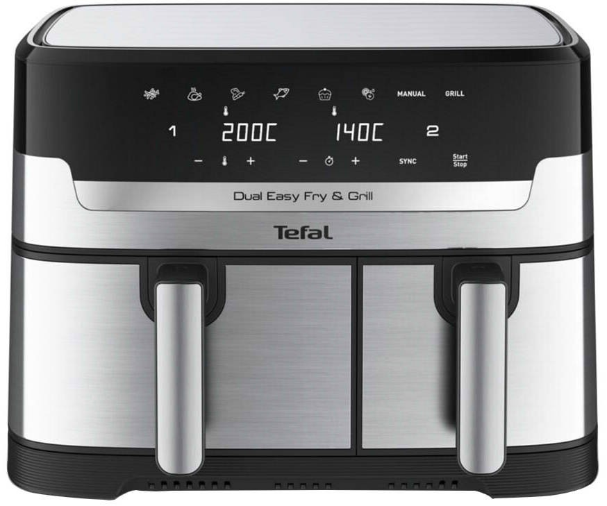 Мультипечь Tefal Dual Easy Fry & Grill Air Fryer EY905D10 в интернет-магазине, главное фото