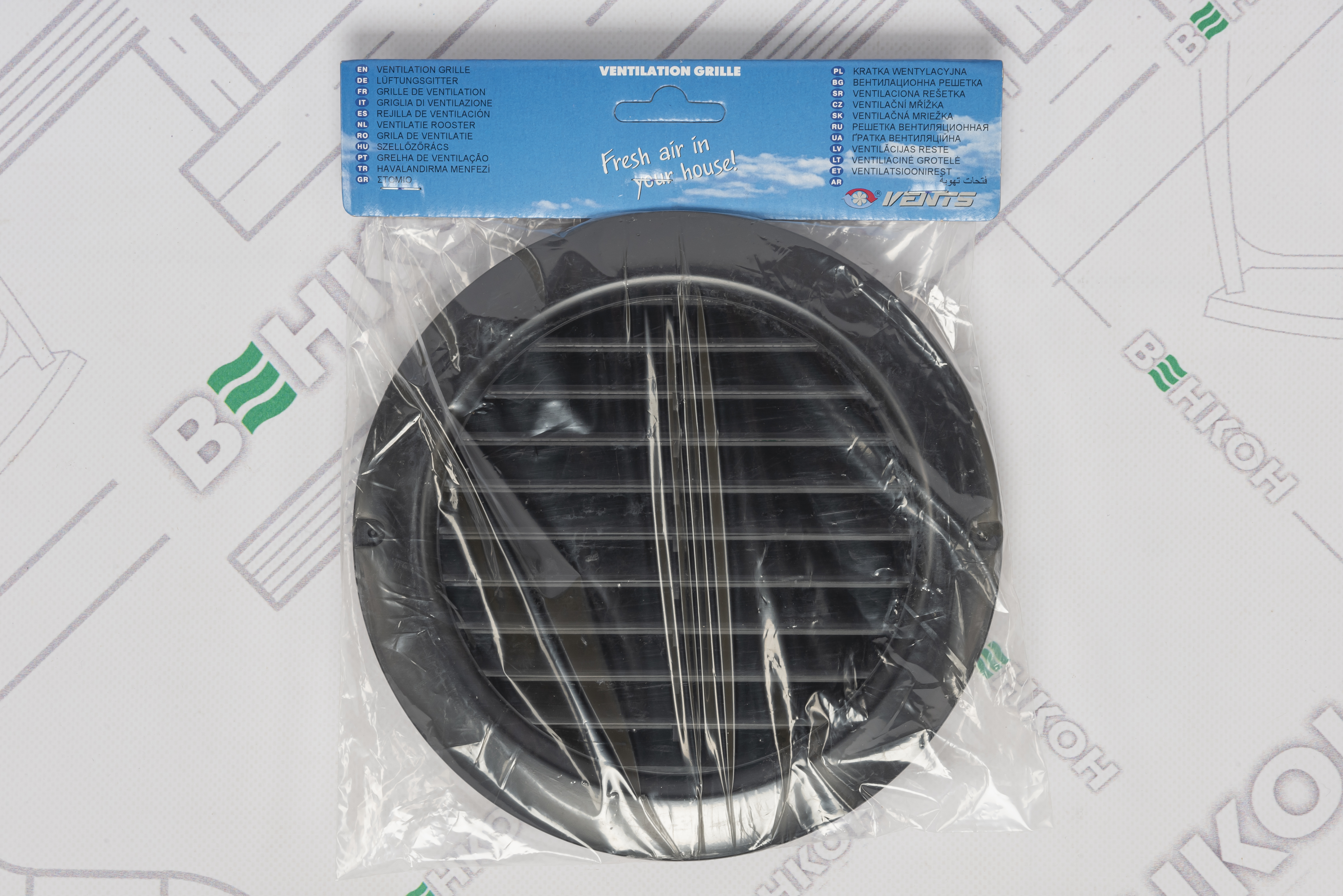 Решітка вентиляційна Вентс МВ 150 бВс чорна відгуки - зображення 5