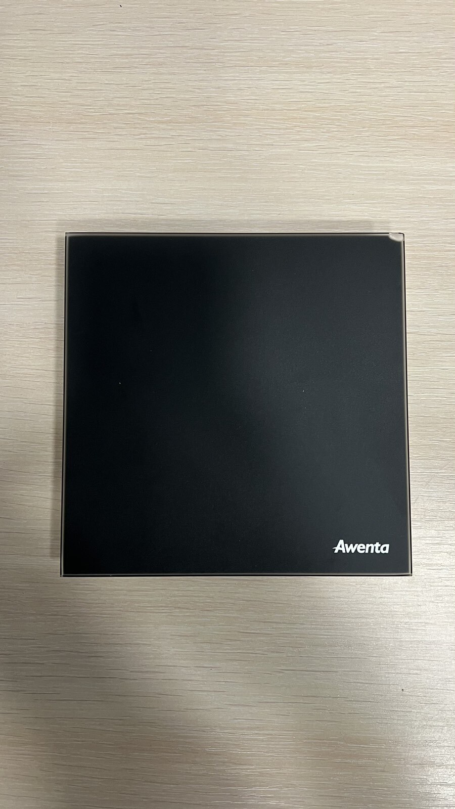 Крышка к вентилятору Awenta Trax PTGB100M Black Matte Glass Уценка цена 450.00 грн - фотография 2