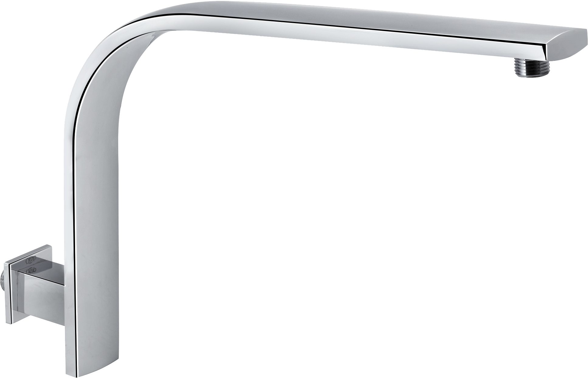 Кронштейн для верхнього душу Q-Tap Trubice 400 мм QTTRB422NC Chrome в інтернет-магазині, головне фото