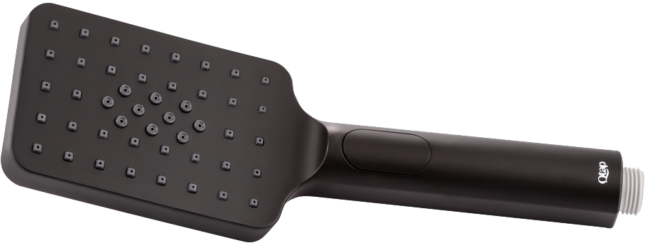 Лейка для ручного душа Q-Tap Rucni 120x80 мм QTRUCA121N3KBB Black Matt в интернет-магазине, главное фото