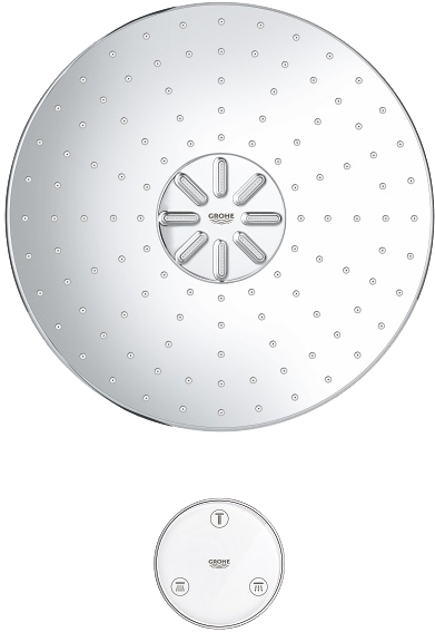 Верхний душ с душевым кронштейном Grohe Rainshower 310 SmartConnect 26640000 характеристики - фотография 7