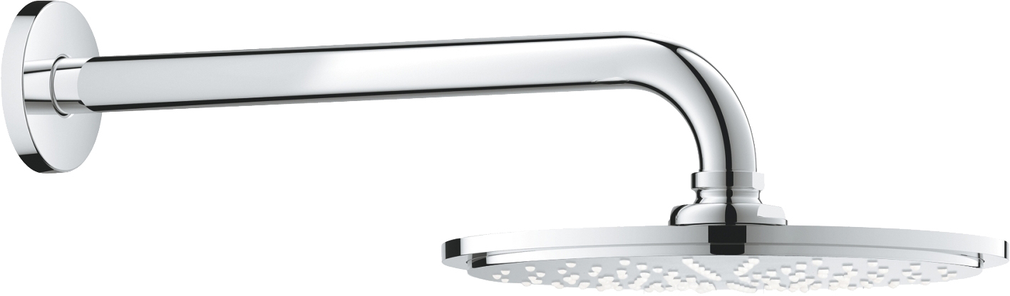 Верхній душ з душовим кронштейном 286 мм Grohe Rainshower Cosmopolitan 210 26062000