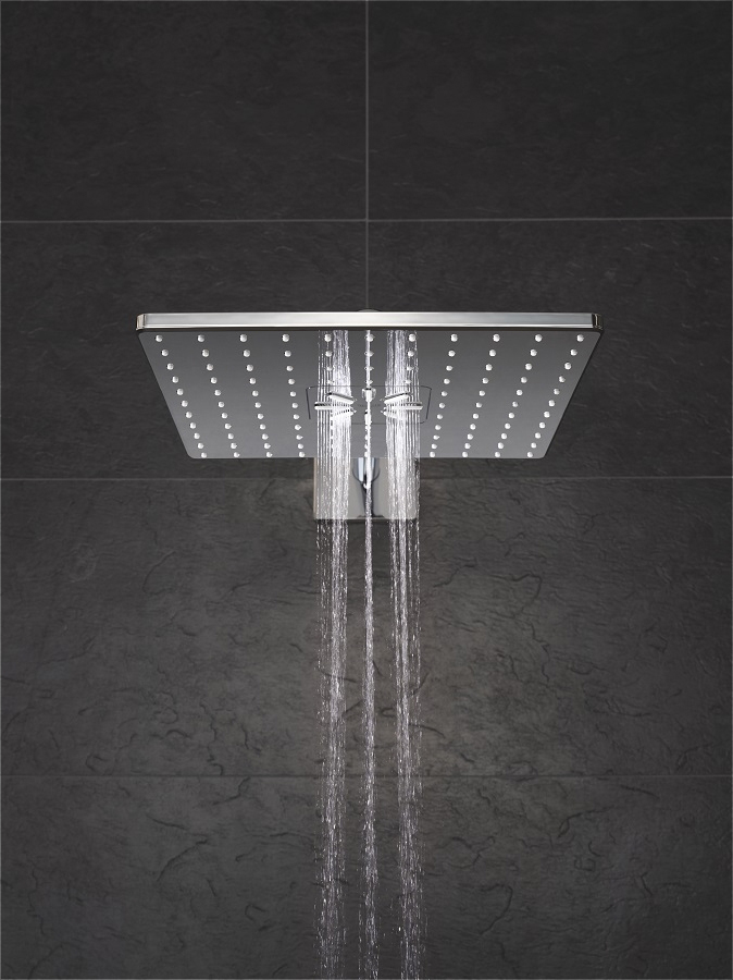 Верхній душ з душовим кронштейном 430 мм, 2 режими Grohe Rainshower 310 SmartActive Cube 26479000 інструкція - зображення 6