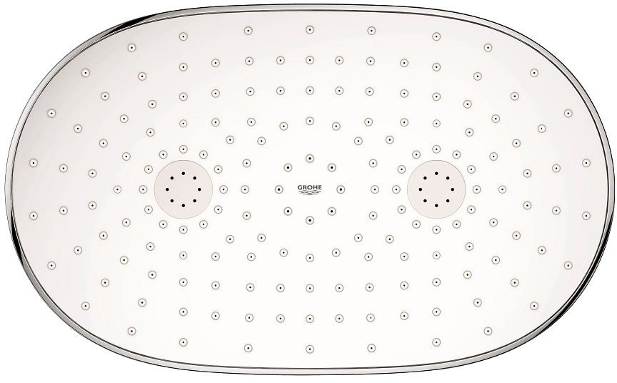 Верхній душ з душовим кронштейном 450 мм Grohe Rainshower 360 Mono 26450LS0 ціна 26979 грн - фотографія 2