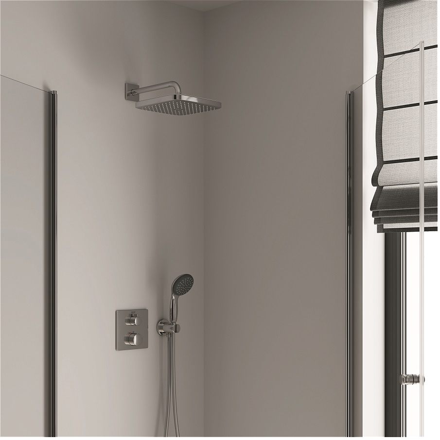 Верхний душ Grohe Vitalio comfort 250 Cube (26695000) инструкция - изображение 6