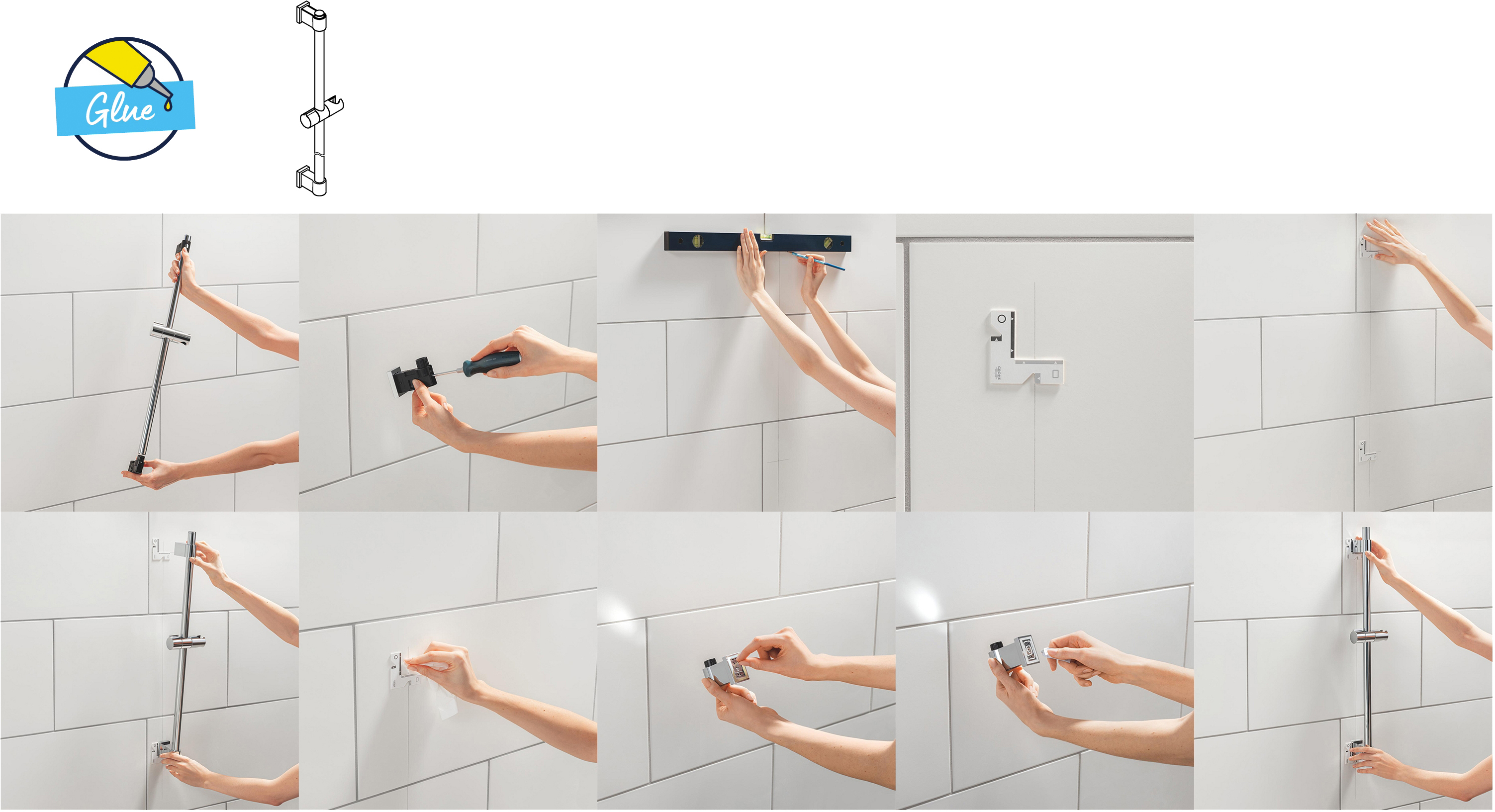 товар Grohe Quickfix Vitalio Comfort 110 26398001 - фото 13