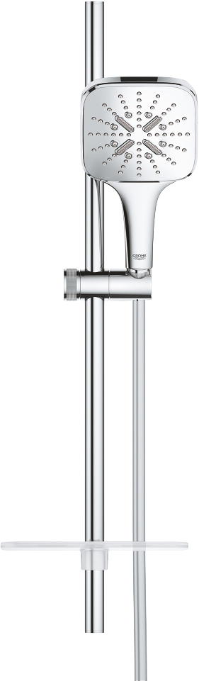 Душовий гарнітур, 3 режими струменя Grohe Rainshower SmartActive Cube 130 26583000 ціна 8619 грн - фотографія 2