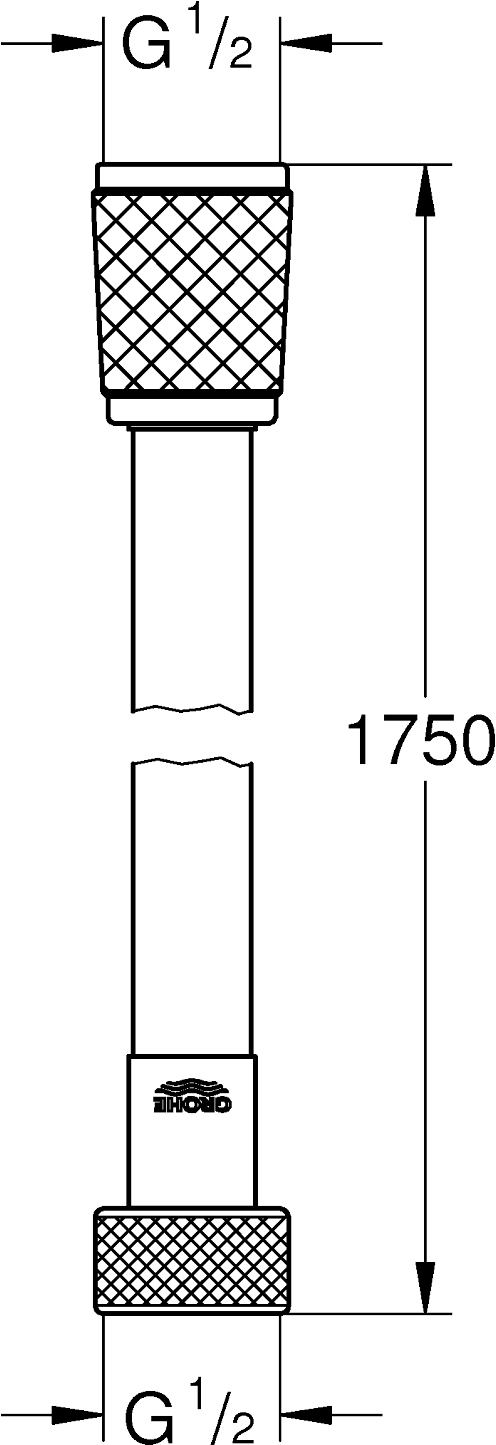 Grohe Relexaflex 28154002 Габаритные размеры