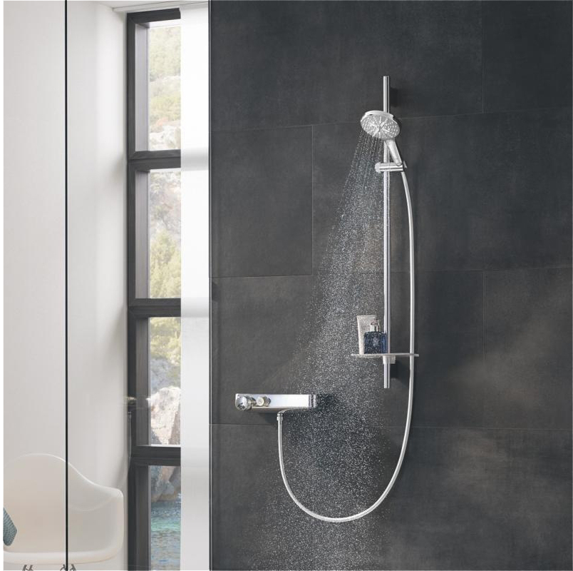 Ручной душ, 3 режима струи Grohe Rainshower Smartactive 130 26574000 обзор - фото 8