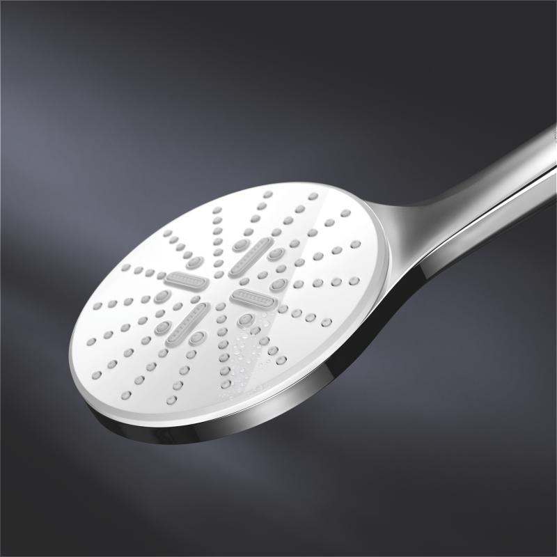 Ручной душ, 3 режима струи Grohe Rainshower Smartactive 150 (26554LS0) отзывы - изображения 5