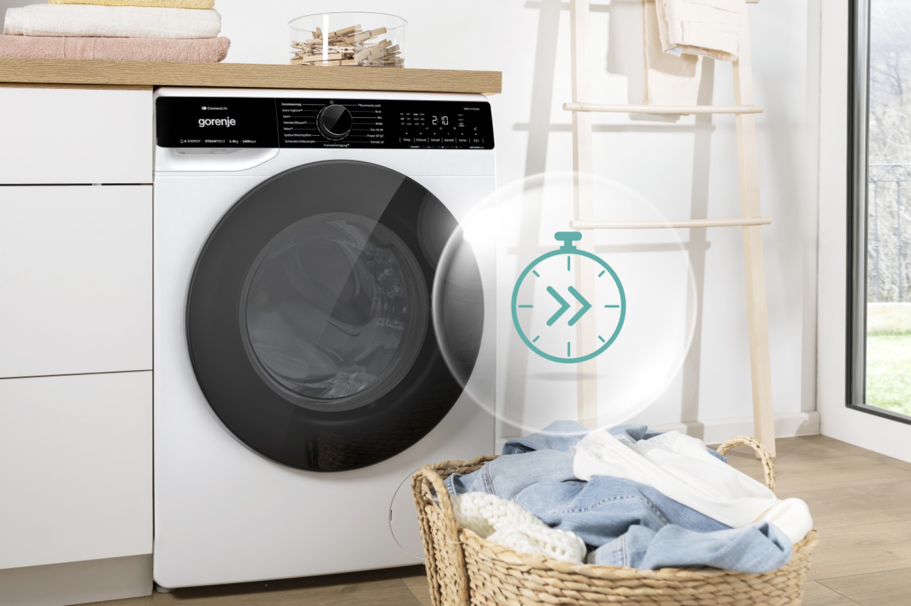 параметры Стиральная машина Gorenje WPNA 84 ATSWIFI3 - фотография 21