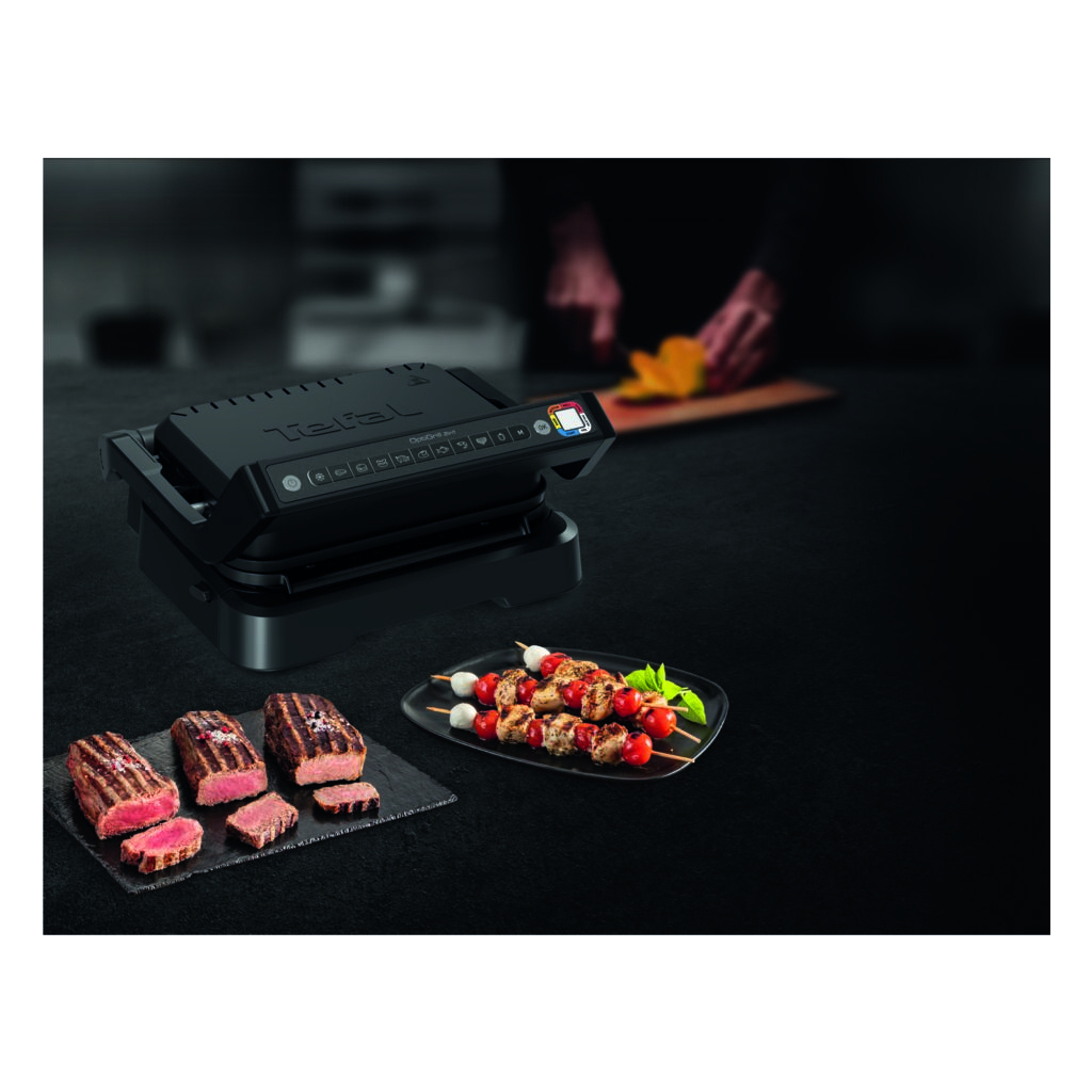 огляд товару Електрогриль Tefal OptiGrill 2in1 Black GC772830 - фотографія 12