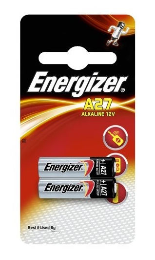 Батарейка Energizer A27 (27A) 12V BL 2 шт в интернет-магазине, главное фото