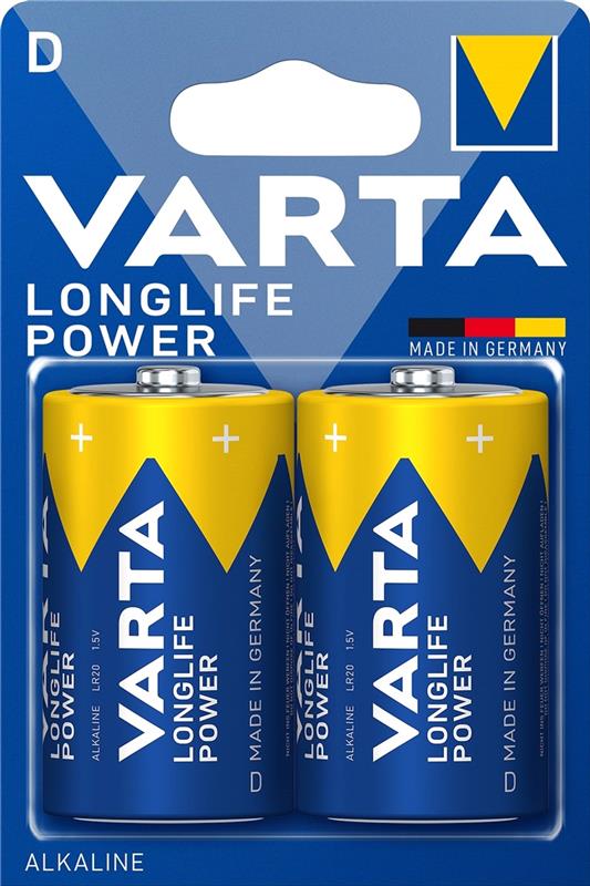 Батарейки Varta High Energy D/LR20 BL 2шт (4920121412)