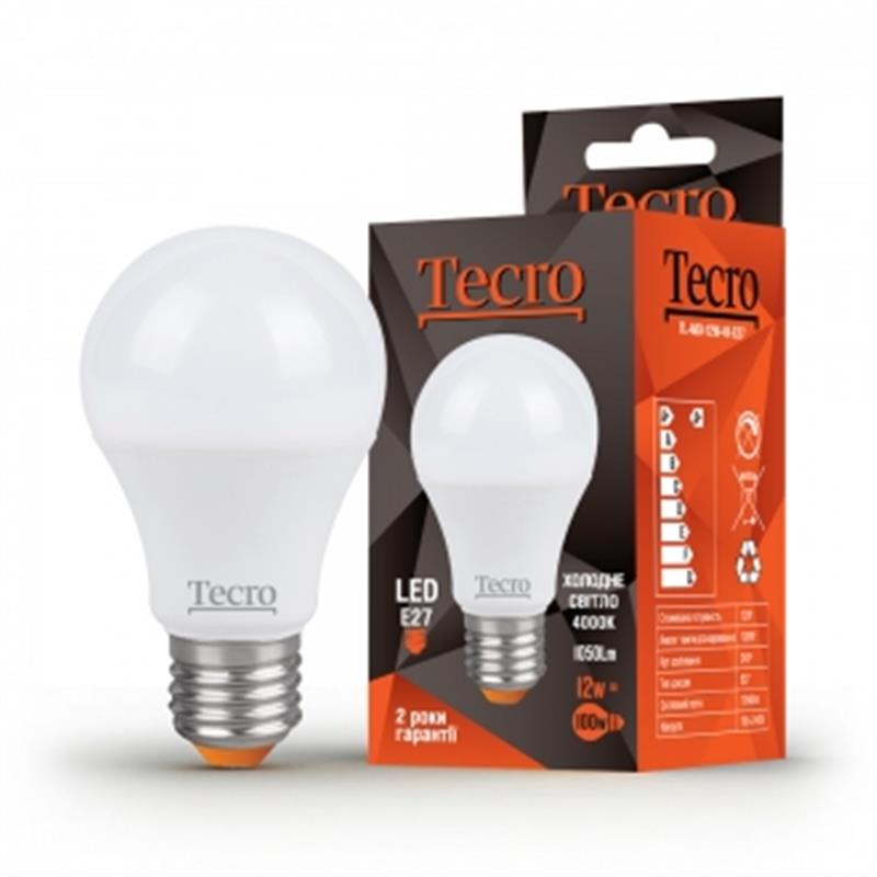 Tecro 8W E27 4000K (TL-A60-8W-4K-E27)