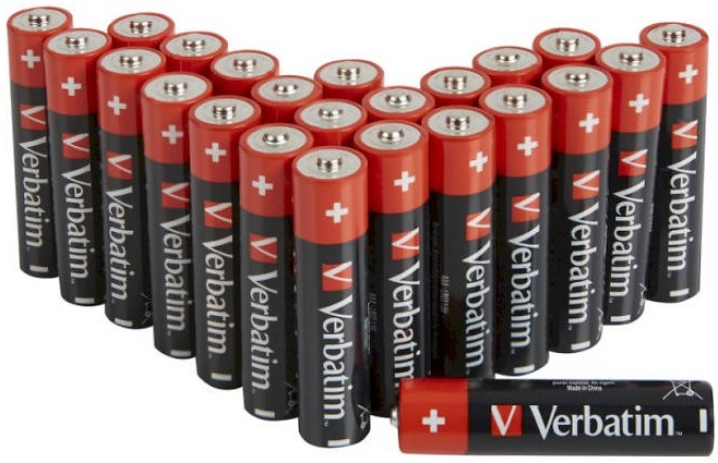 Батарейка Verbatim Alkaline AAA/LR03 BL 24шт цена 292.59 грн - фотография 2
