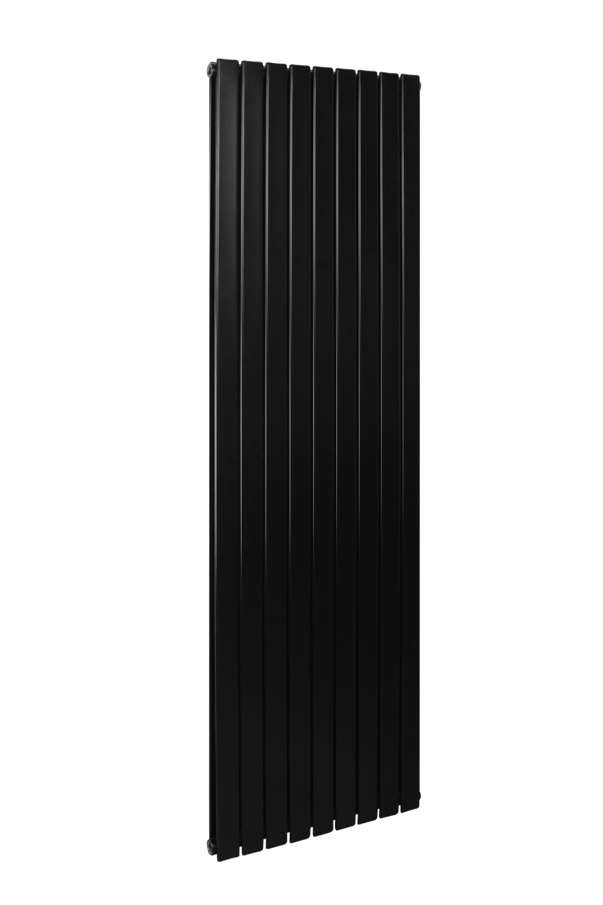 Вертикальный радиатор черный