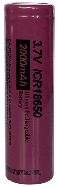 Акумулятор PkCell 18650 2000mAh, 3.7V li-ion ICR, blister 1 pcs в інтернет-магазині, головне фото