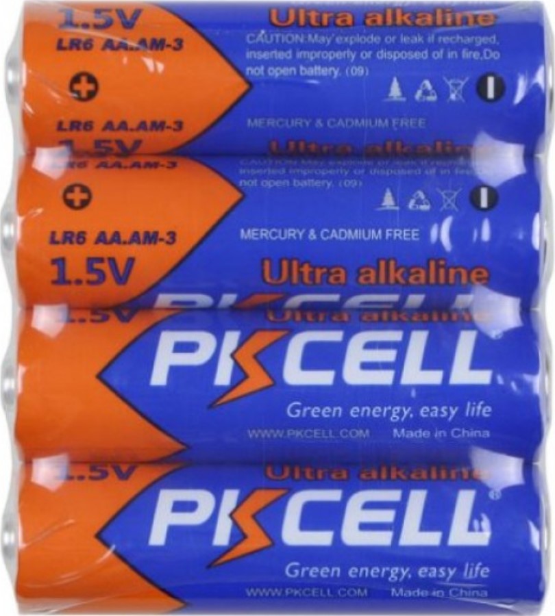 Батарейка PkCell AA/HR6, 1.5V, 4pc/shrink