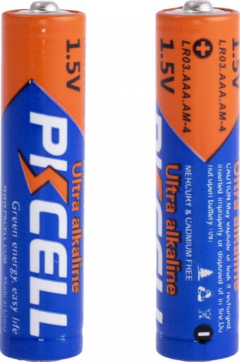 Батарейка PkCell AAA/HR3, 1.5V, Blister/2pcs   