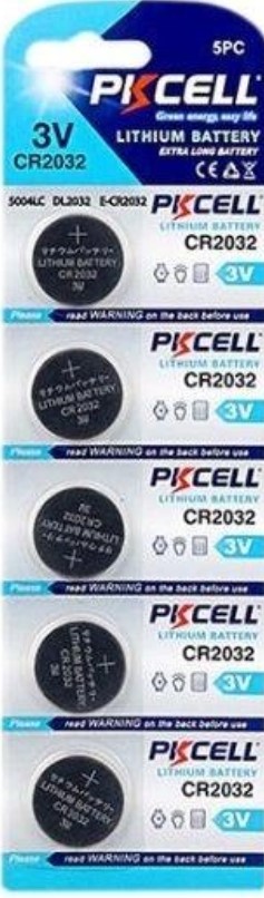 Батарейка PkCell CR2032, 3.0V Lithium Power, 5pcs/card в інтернет-магазині, головне фото