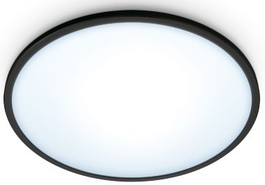Отзывы светильник потолочный умный WiZ SuperSlim Ceiling 16W 2700-6500K Wi-Fi черный (929002685201) в Украине