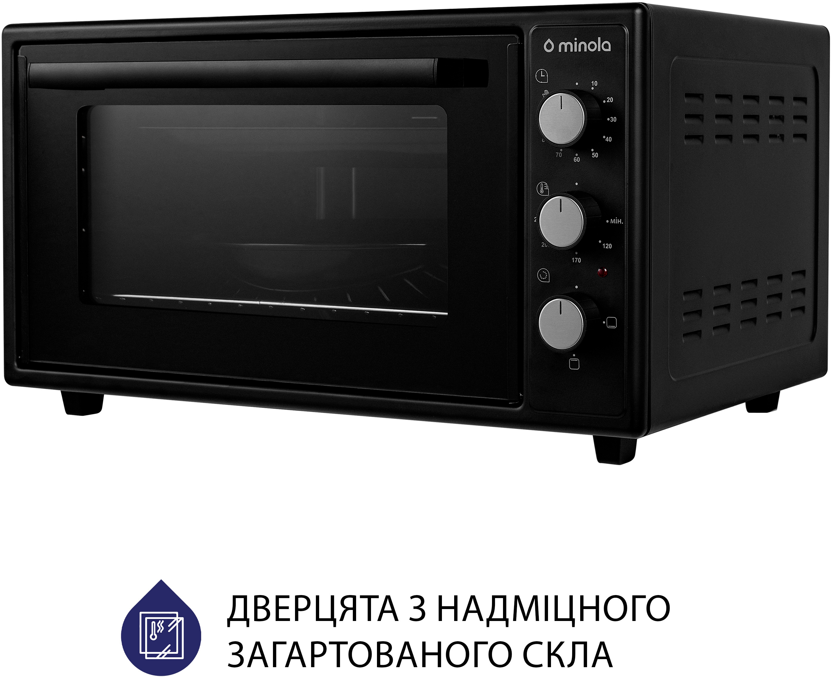 Электрическая печь Minola FOE 4815 BL отзывы - изображения 5