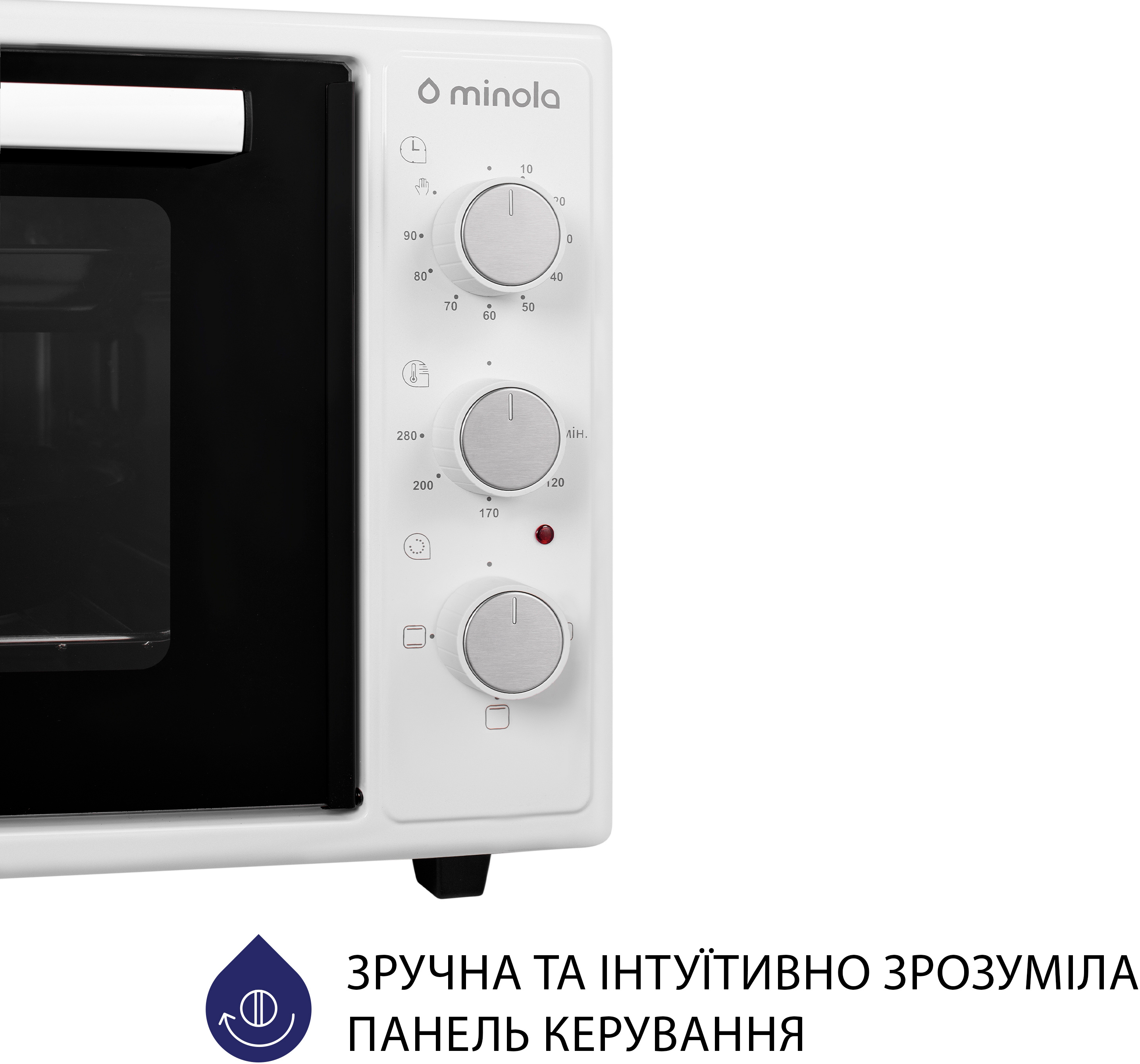 в продаже Электрическая печь Minola FOE 4815 WH - фото 3