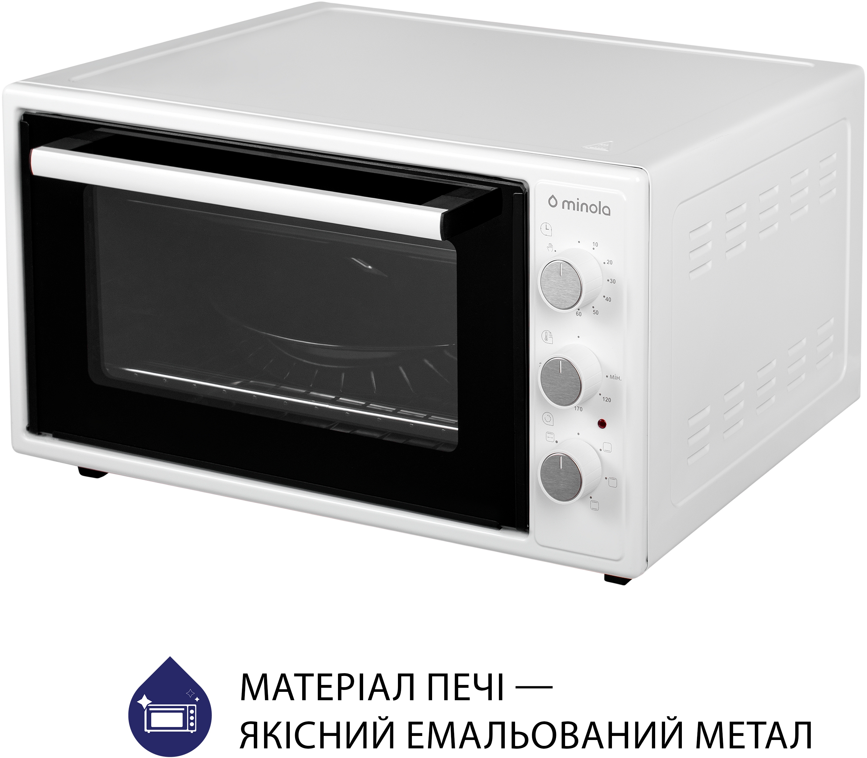 Електрична піч Minola FOET 4815 WH інструкція - зображення 6