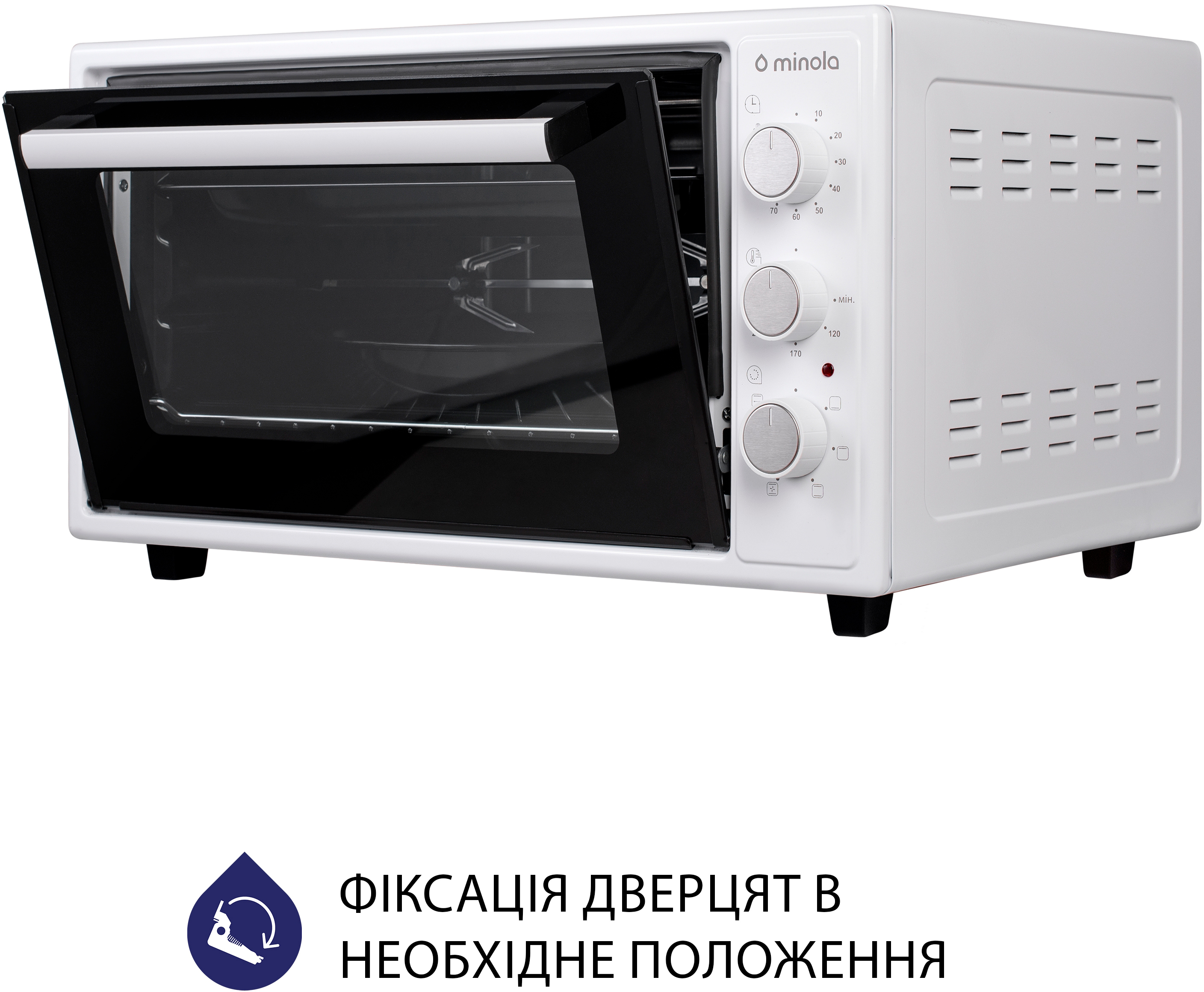 Электрическая печь Minola FOET 4815 WH характеристики - фотография 7