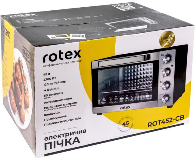 Електрична піч Rotex ROT452-CB інструкція - зображення 6