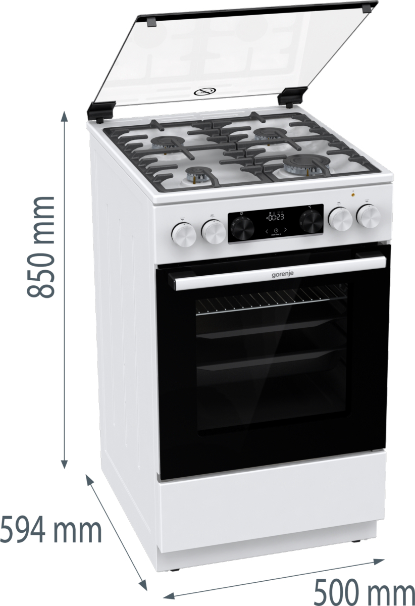 Gorenje GK5C61WF Габаритные размеры