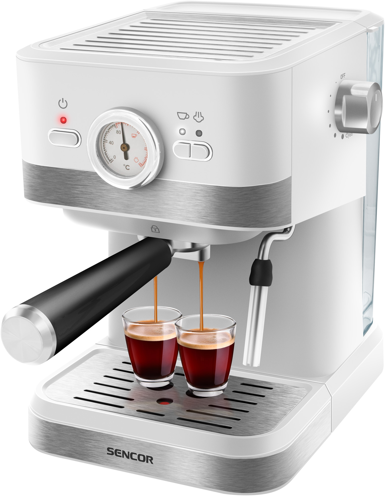 Характеристики кофеварка Sencor SES 1720WH 