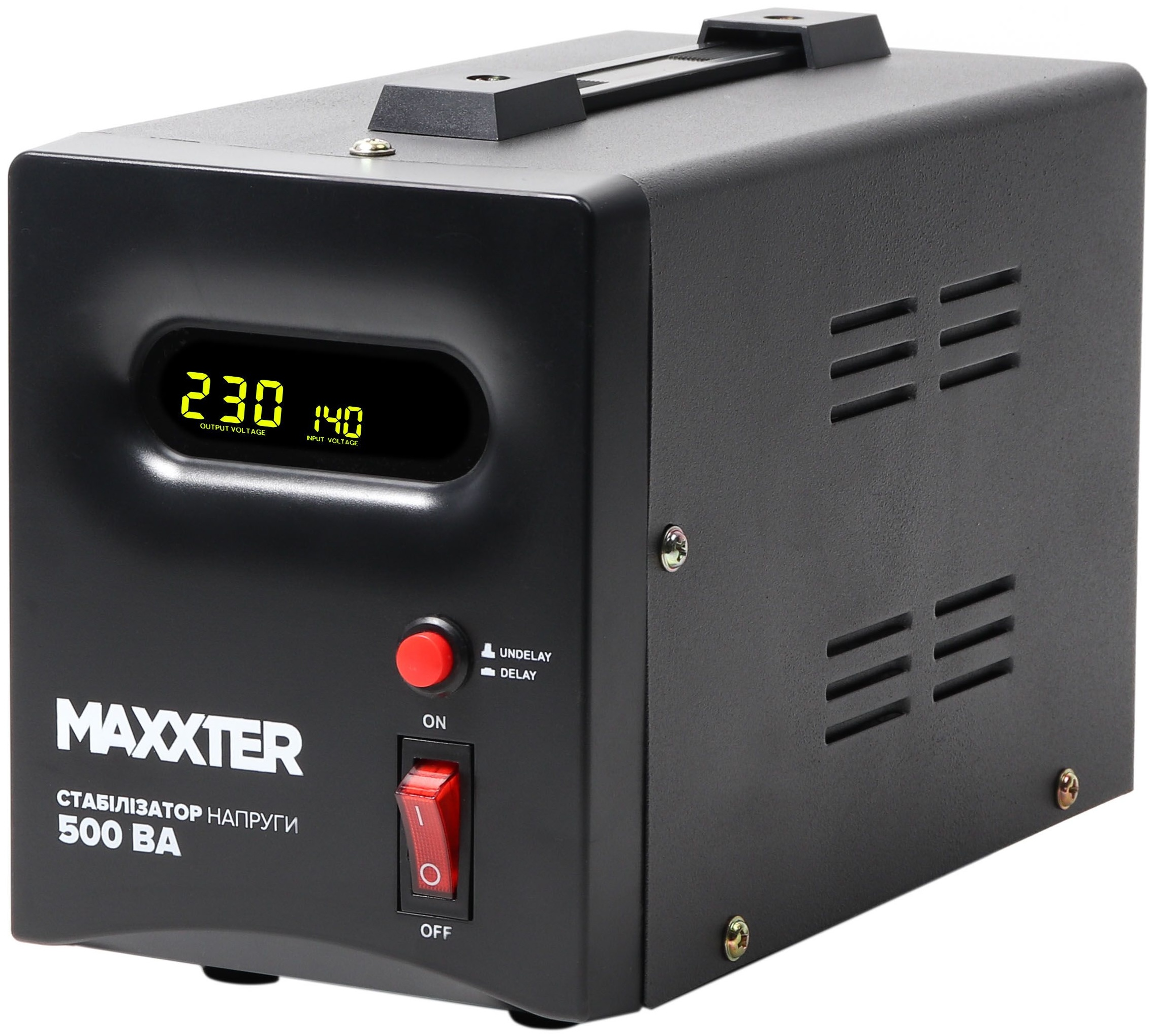 Купить стабилизатор напряжения Maxxter MX-AVR-S500-01 в Житомире
