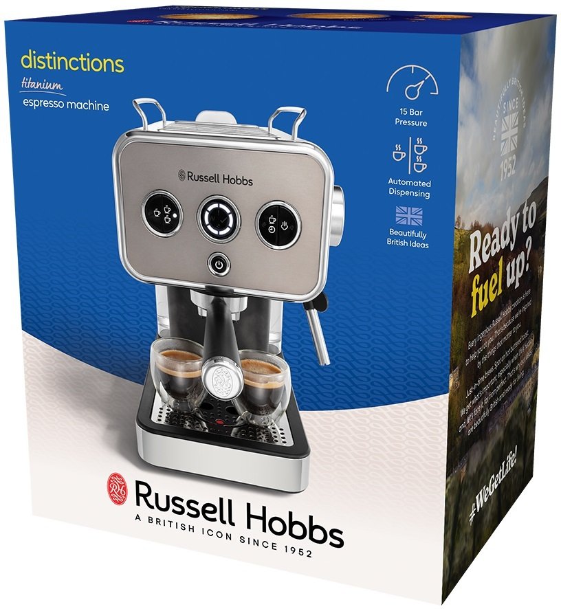 Кавоварка ріжкова Russell Hobbs 26452-56 Distinctions метал зовнішній вигляд - фото 9