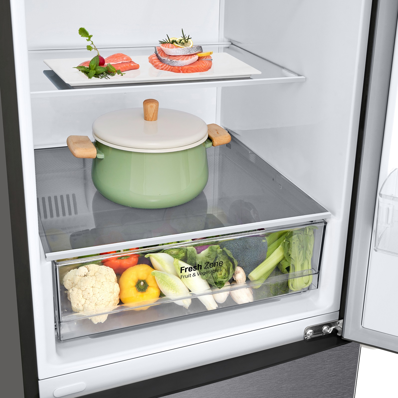 Холодильник LG GW-B509CLZM обзор - фото 8