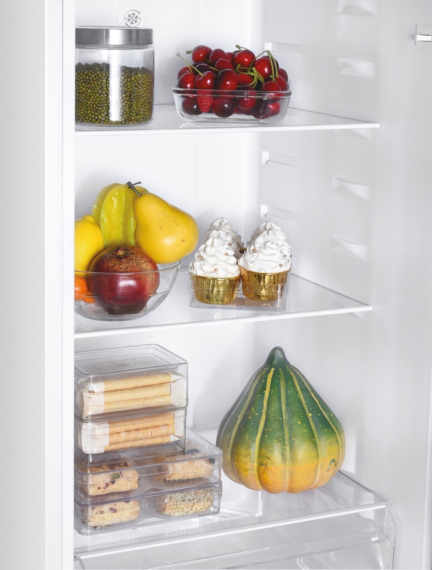 обзор товара Холодильник Candy CCH1T518FW - фотография 12