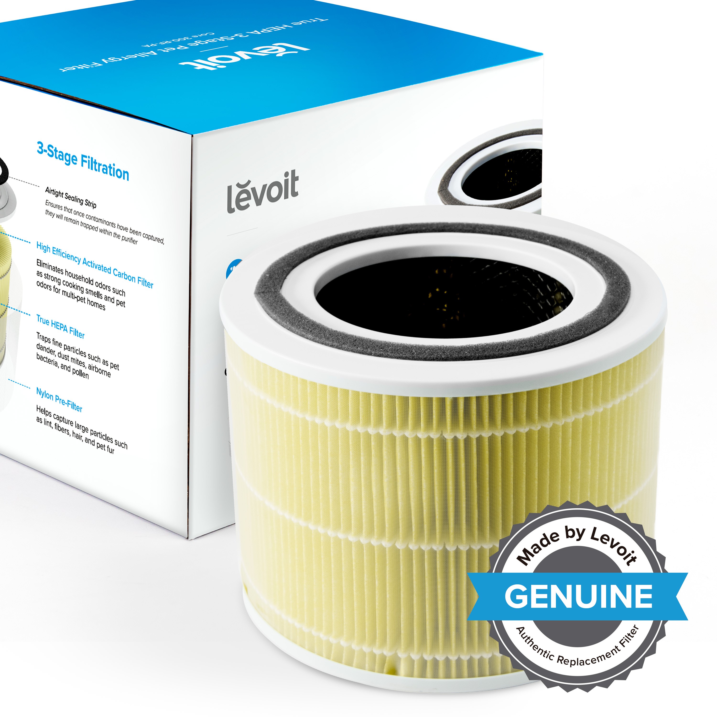 продаём Levoit Air Cleaner Filter Core 300 True HEPA 3-Stage (HEACAFLVNEA0038) в Украине - фото 4