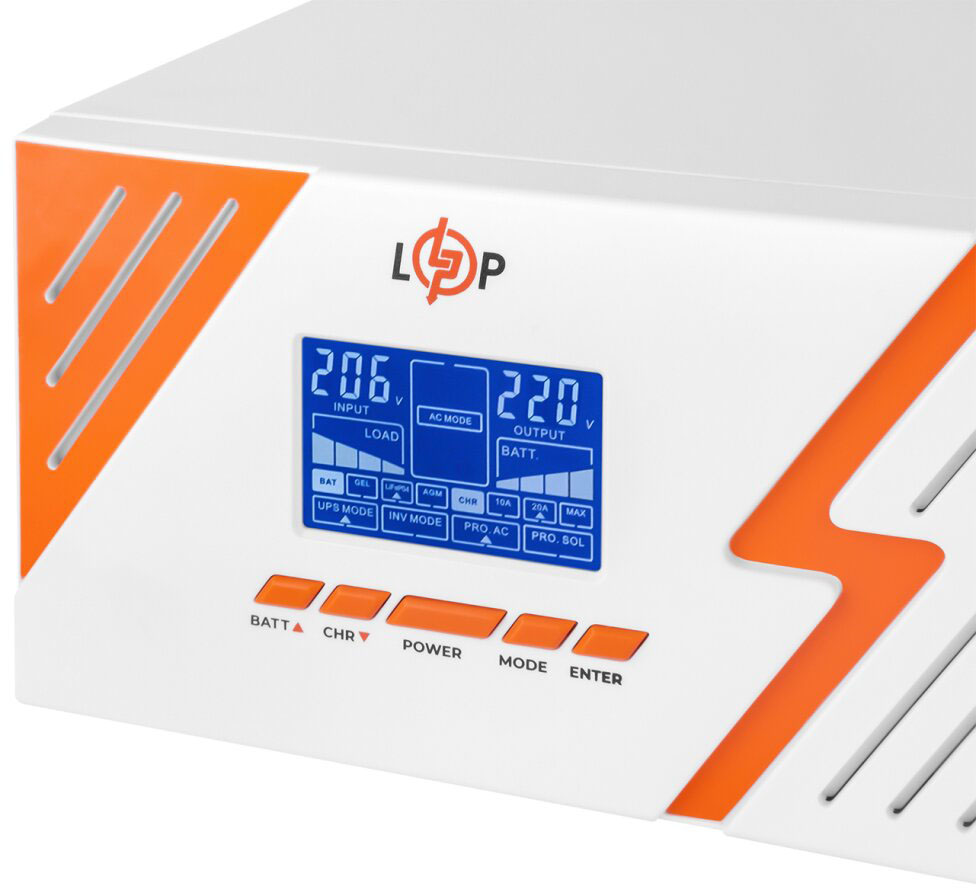 Джерело безперебійного живлення LogicPower 12V LPM-PSW-1500VA (1050Вт) White відгуки - зображення 5