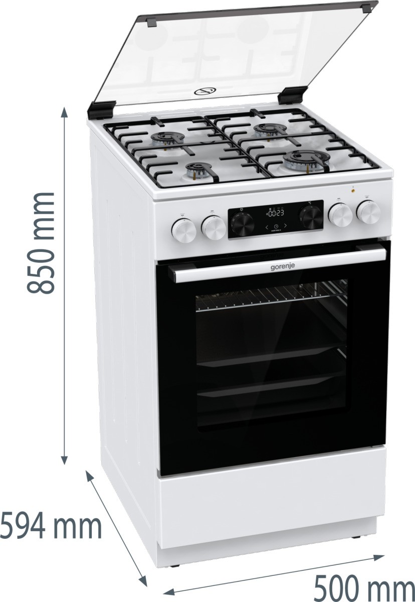 Gorenje GK5C62WH Габаритные размеры