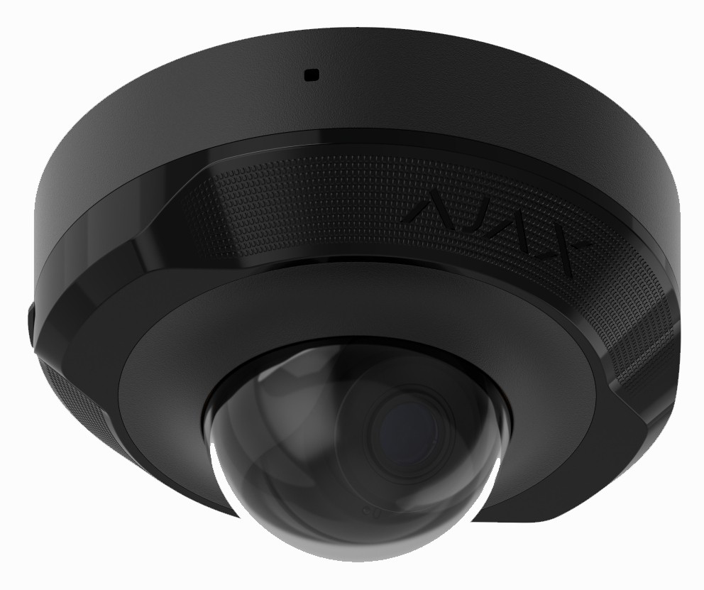 Камера відеоспостереження Ajax DomeCam Mini (5 Mp/2.8 mm) Black