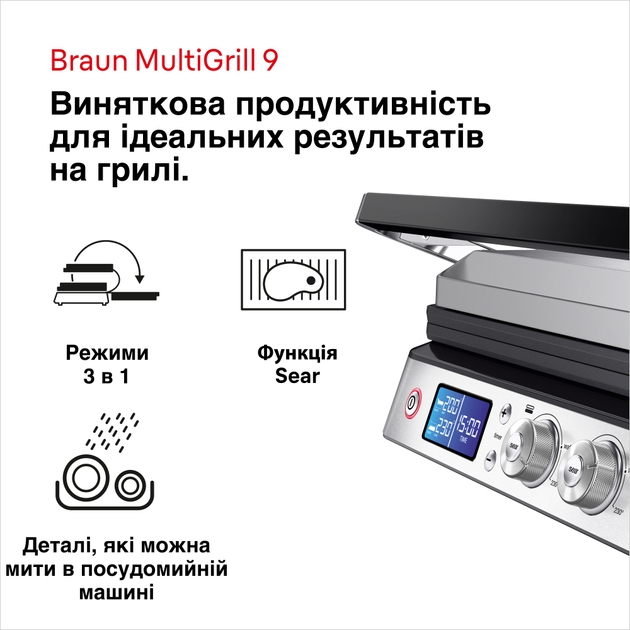 продаём Braun MultiGrill 9 CG 9043  в Украине - фото 4