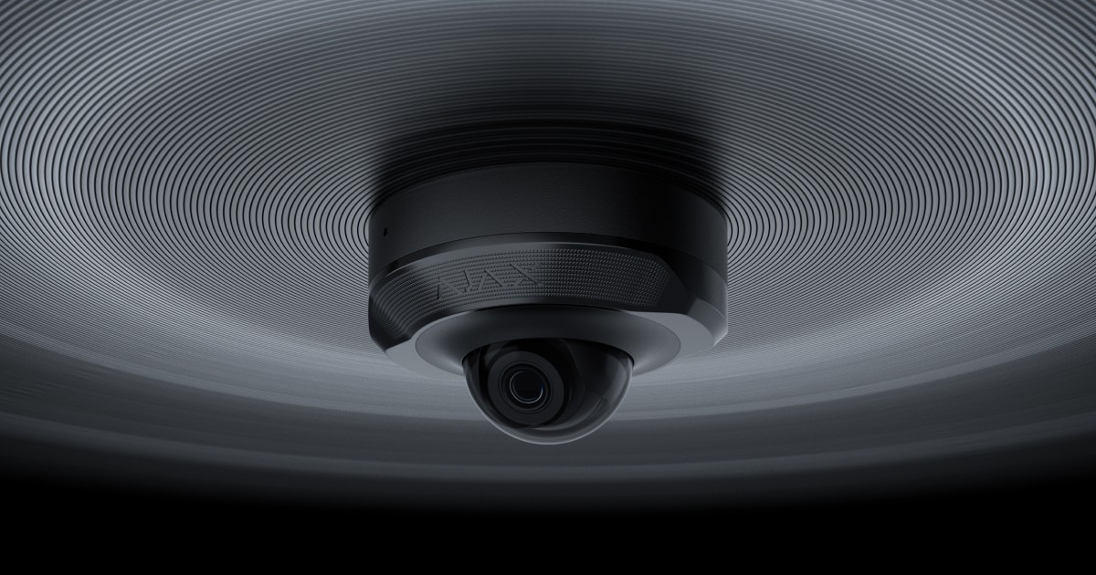 в продажу Камера відеоспостереження Ajax DomeCam Mini (8 Mp/2.8 mm) Black - фото 3