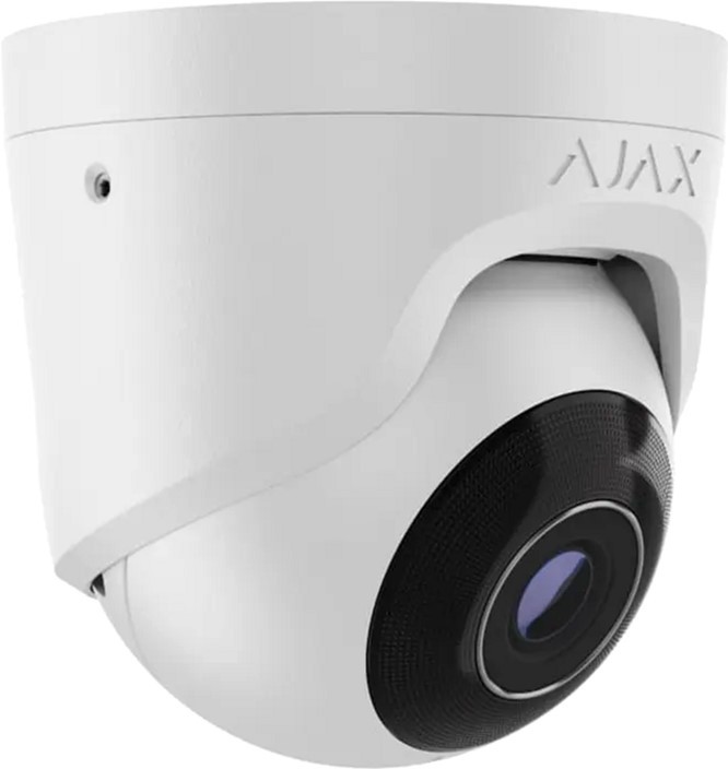 Камера відеоспостереження Ajax TurretCam (5 Mp/2.8 mm) White ціна 0 грн - фотографія 2