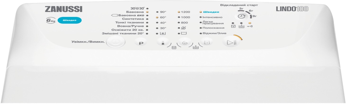 Пральна машина Zanussi ZWY61224FCIU ціна 13599 грн - фотографія 2