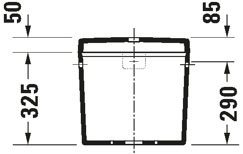 Duravit D-Code 0940000004 Габаритные размеры