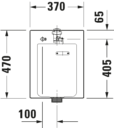 Duravit Starck 2 0933000005 Габаритні розміри