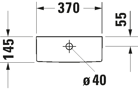 Duravit Starck 2 0933000005 Габаритные размеры