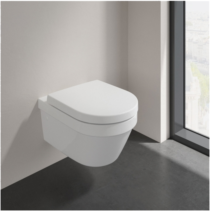 Унітаз підвісний Villeroy&Boch Omnia Architectura 4694HR01 з кришкою 98M9C101 Soft-close ціна 26522.00 грн - фотографія 2